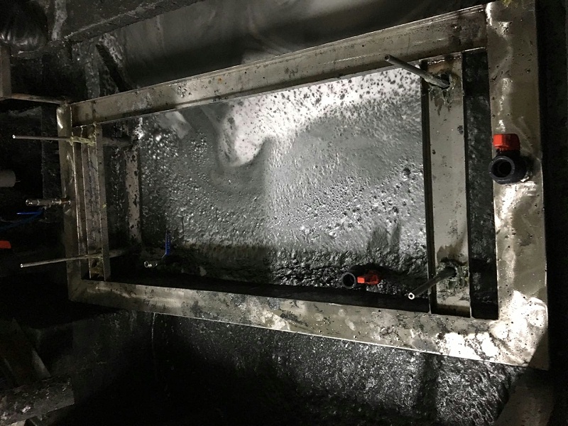 水性漆廢水處理現場圖