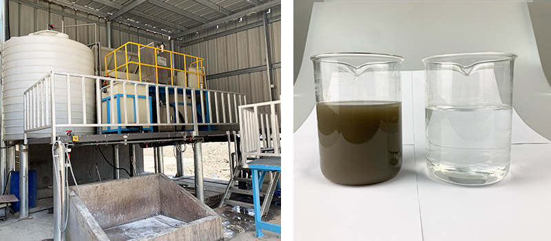 浙江裕華木業水性油漆廢水處理設備案例