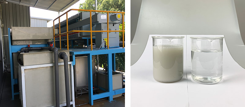 蘇州川鵬塑料噴涂噴漆廢水處理設備案例