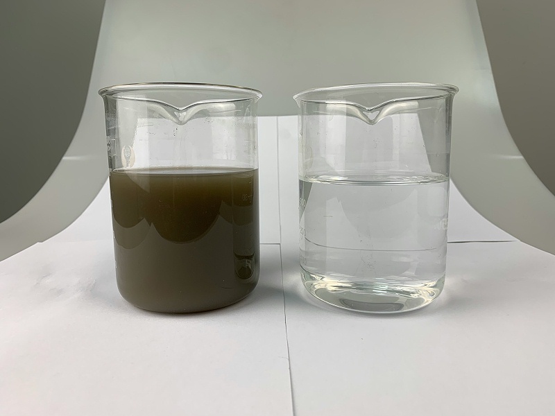 水性漆廢水處理效果對比