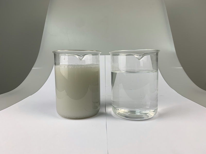 水性漆廢水處理效果對比