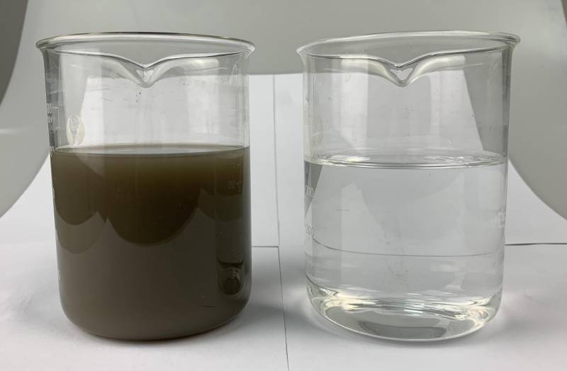 武漢鋼實鋼福材新型產品科技有限公司洗缸廢水處理效果