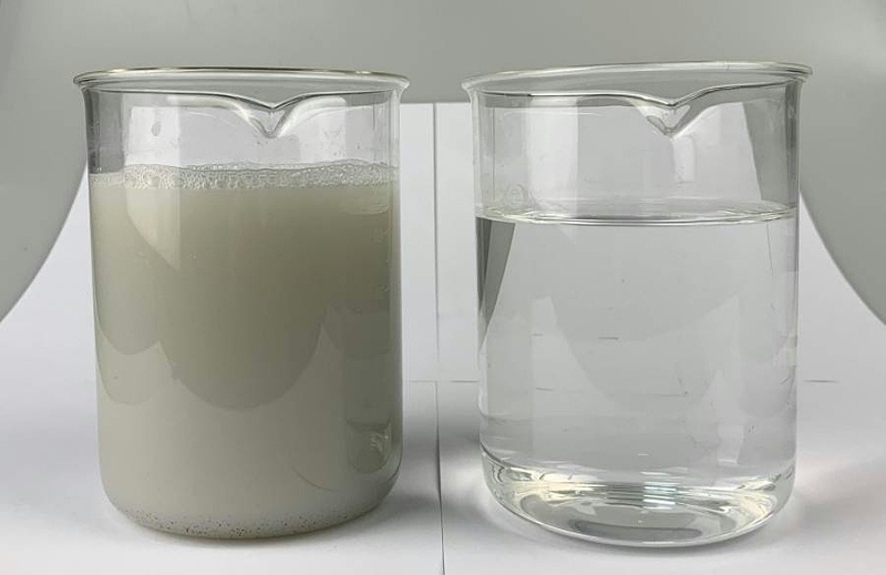 云和縣多麗實(shí)業(yè)有限公司洗缸廢水處理效果